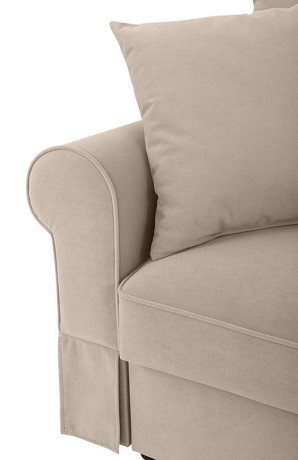 ZOYA LUX 3DL BRW 3 Seater Sofa Bed Beige