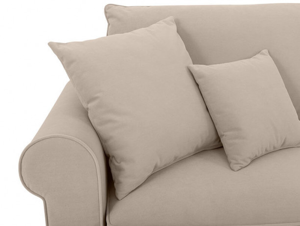 ZOYA LUX 3DL BRW 3 Seater Sofa Bed Beige