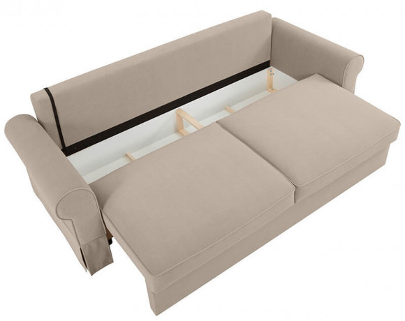 ZOYA LUX 3DL BRW 3 Seater Sofa Bed Beige