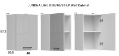 JUNONA LINE 170 BBL Kitchen Set Grey Gloss