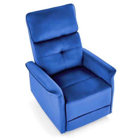 SEMIR HALMAR Electric Recliner Armchair Blue with USB Port