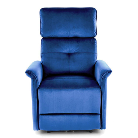 SEMIR HALMAR Electric Recliner Armchair Blue with USB Port