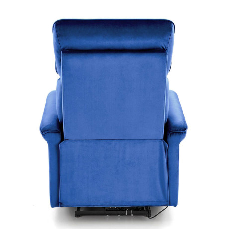 SEMIR HALMAR Electric Recliner Armchair Blue with USB Port