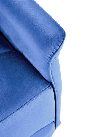 SEMIR HALMAR Electric Recliner Armchair Blue with USB Port