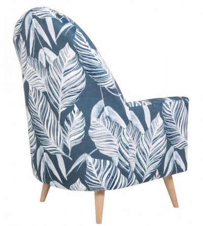 EMILLY ES BRW Armchair Print Monstera
