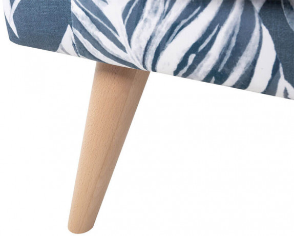 EMILLY ES BRW Armchair Print Monstera