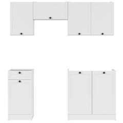 JUNONA LINE 180 BBL Kitchen Set White
