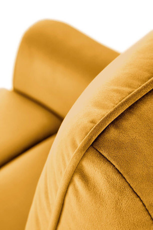 SEMIR HALMAR Electric Recliner Armchair Mustard with USB Port