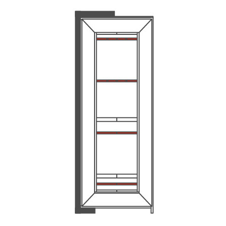 CORINO Left Rotating Cocktail Cabinet MEBIN