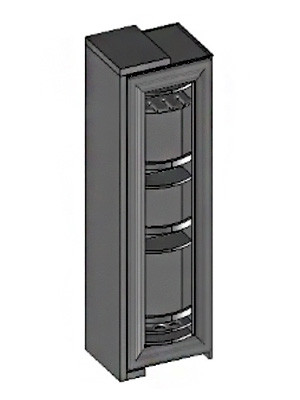 CORINO Left Rotating Cocktail Cabinet MEBIN