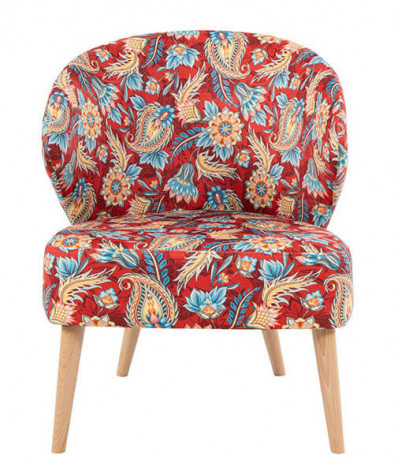 GARITA ES BRW Armchair Print Orient