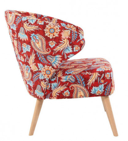 GARITA ES BRW Armchair Print Orient