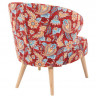GARITA ES BRW Armchair Print Orient