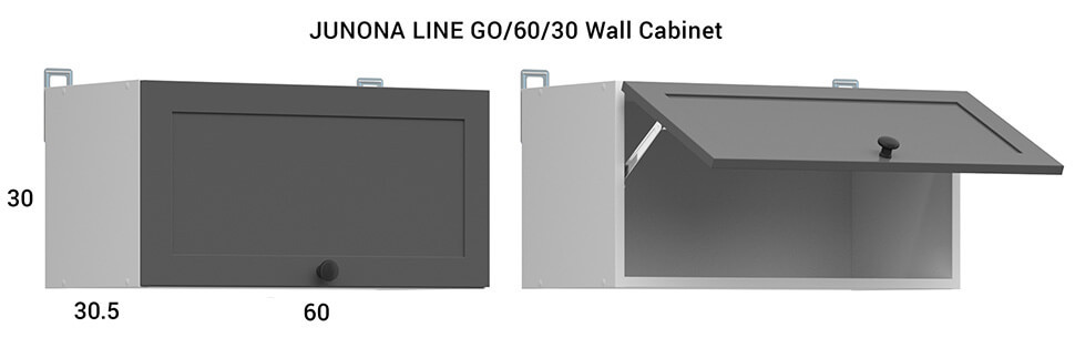 JUNONA LINE 180 BBL Kitchen Set Graphite