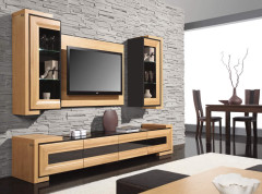 CORINO 1DS Left Wall Glass-Fronted Cabinet MEBIN