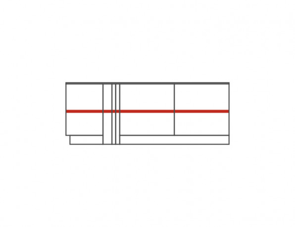 VIGO 3D Left Dresser MEBIN