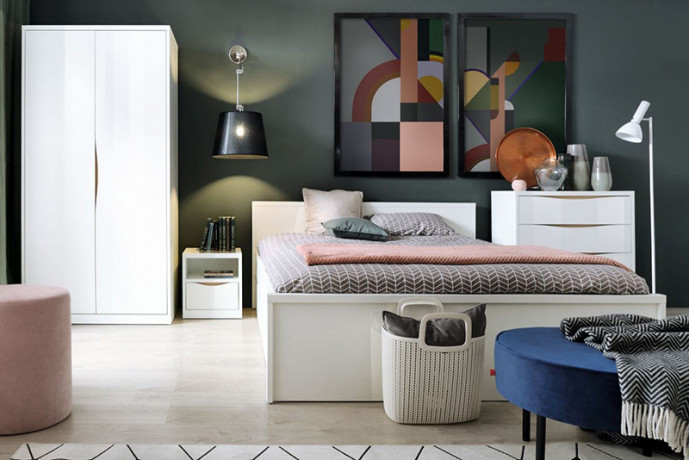 PORI BRW Bedroom Furniture Set