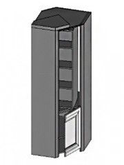 CORINO Corner Rotating Cocktail Cabinet MEBIN