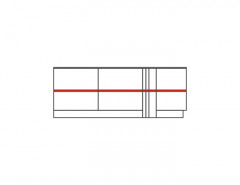 VIGO 3D Right Dresser MEBIN