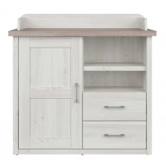 PRKW LUCA BABY BRW Cabinet with Changing Table