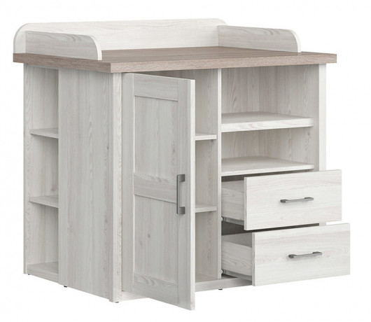 PRKW LUCA BABY BRW Cabinet with Changing Table