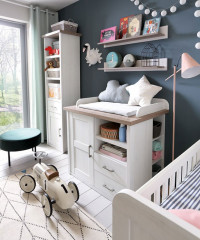 PRKW LUCA BABY BRW Cabinet with Changing Table