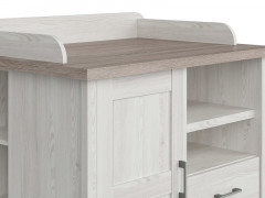 PRKW LUCA BABY BRW Cabinet with Changing Table