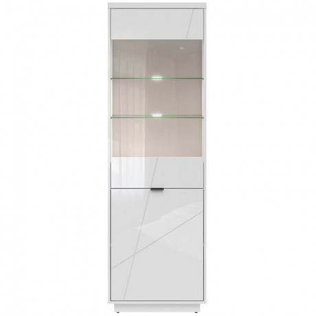 REG1D1W FORN BRW Glass-Fronted Cabinet