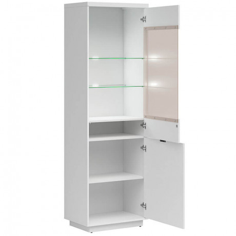 REG1D1W FORN BRW Glass-Fronted Cabinet