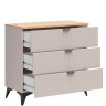 KOM3S VELTON BRW Chest of Drawers