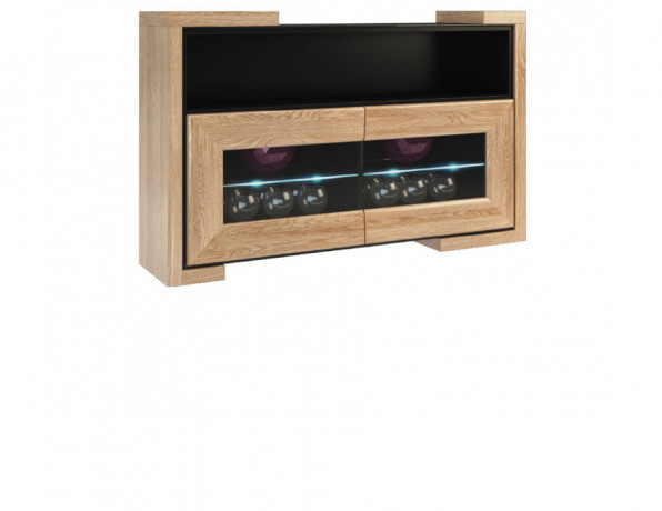 CORINO 2DS High Wall Glass-Fronted Cabinet MEBIN