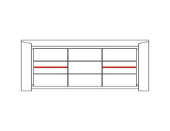 SEMPRE 2D3SZ Dresser MEBIN