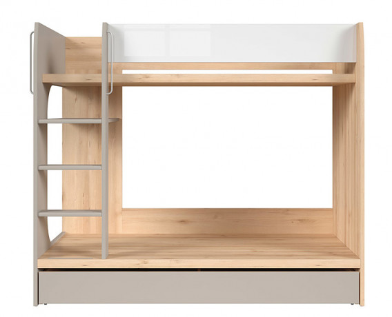 LOZ1S/90P NAMEK BRW Bunk Bed with Storage