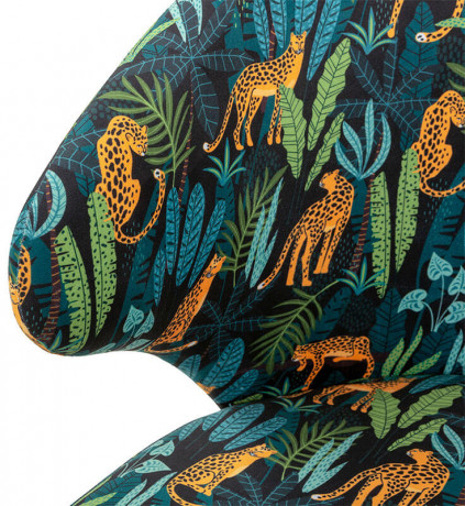 GARITA ES BRW Armchair Print Jungle