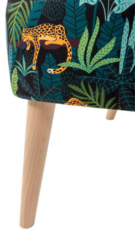 GARITA ES BRW Armchair Print Jungle
