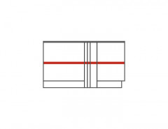 VIGO 2D Right Cabinet MEBIN