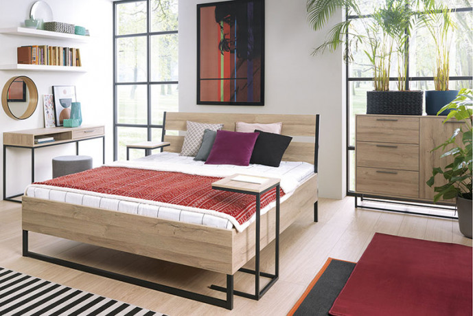 LOZ/160_B GAMLA BRW King Size Bed