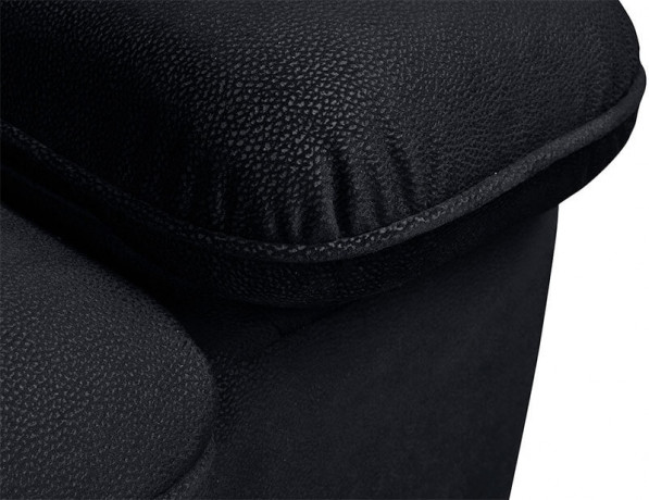 DARBY 2F BRW Corner Sofa Bed Black