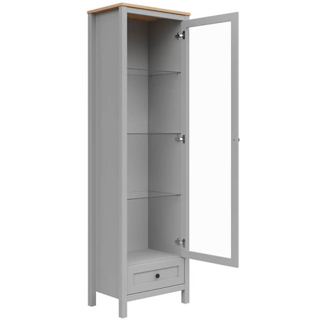 REG1W1S SALGA BRW Glass-Fronted Cabinet