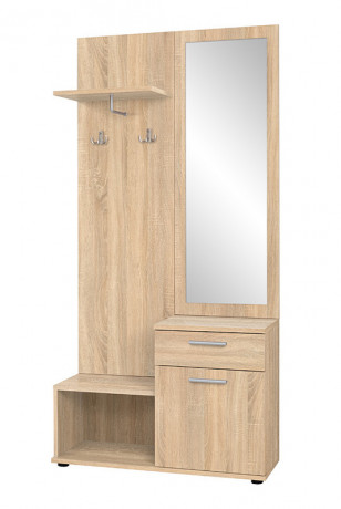 M120 PPK BRW Entrance Hall Furniture Set