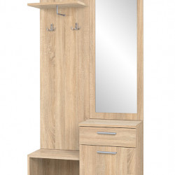 M120 PPK BRW Entrance Hall Furniture Set